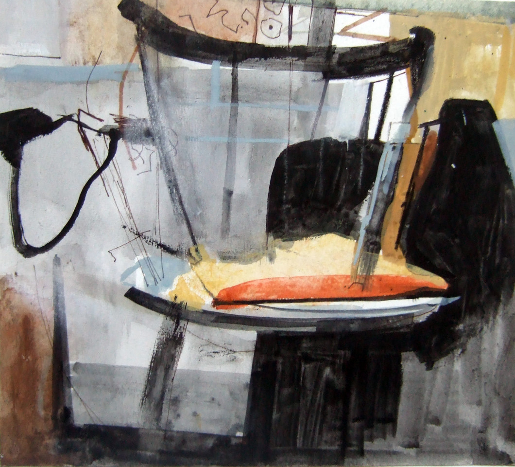 Chair by Eleanor Bowen (gouache and pencil on paper)