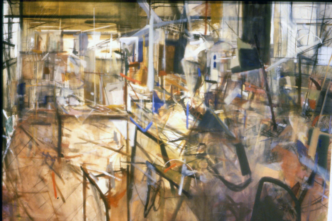 Studio (Eleanor Bowen, oil on canvas)